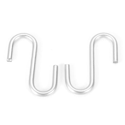 100Pcs Multifunctional Mini S-Shaped Hooks Bathroom Kitchen Household Hanger Storage Holder Organizer Hook Rails Metal S Hanging