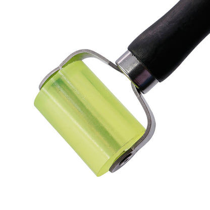 Car Soundproof Roller Thick Rubber Tire Compaction Tools Moto Auto Repair Press Wheel Car Maintenance Anti-Vibration Roller