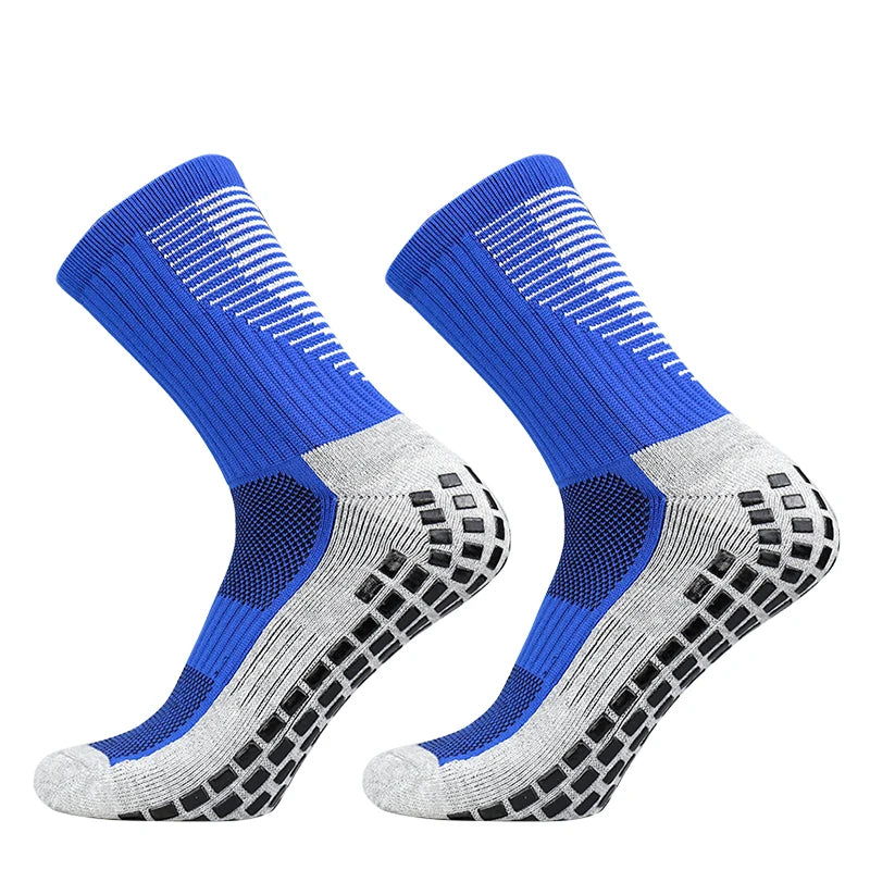 Sports 2025 and New Football Socks Women Men New Socks Non-slip Silicone Bottom Soccer Basketball Grip Socks