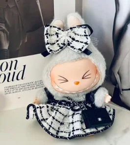 Labubu 17cm Doll Outfits Luxury Vinyl Doll Clothes 1st & 2nd Generation Compatible Delicate Baby Toy Accessories Kids Fashion