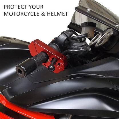 Motorcycle Grip Lock, Heavy Duty Anti Theft Helmet and Brake Lock Secures Bike, Scooter, Moped, ATV Brake Lock