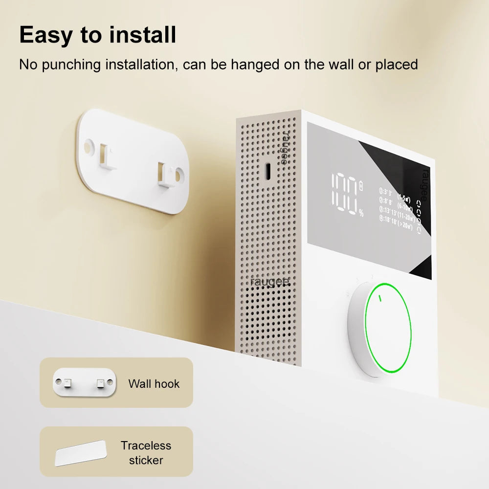Air Purifier Odor Eliminator Negative Ion Generator Smart Air Freshener USB Rechargeable Portable Air Purifier for Home Toilet