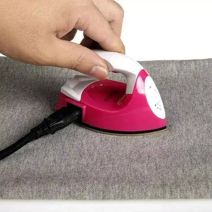 Mini Electric Iron Portable Travel Craft Clothing Sewing Mat Electric Iron Protector Household Iron Supplies