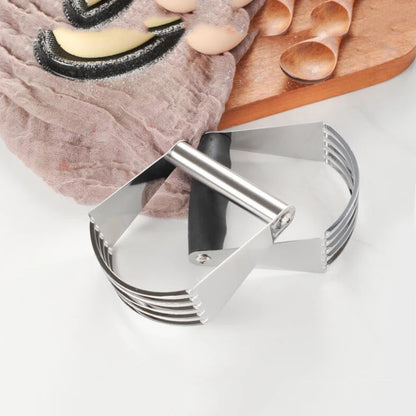 Stainless Steel Dough Blender Manual 5 Blades Flour Mixer Professional Pastry Cutter Dough Blender Kitchen Baking Butter Tool