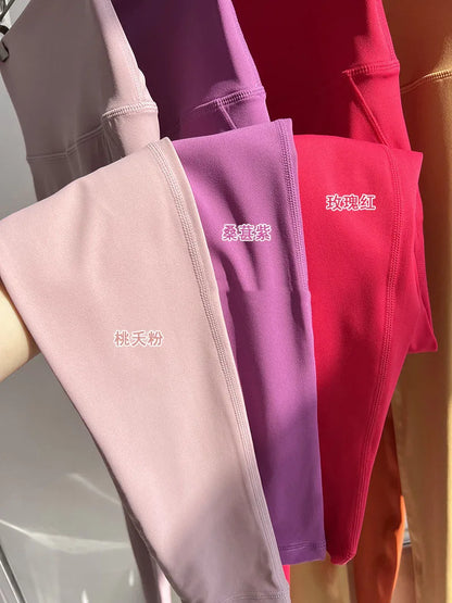 No need wear Underware Yoga Sport Pant Fitness Workout Tights and Soft Women High Waist Running Gym Leggings