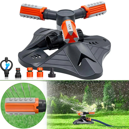 Upgrade Garden Sprinkler Automatic 360 Degree Rotating Irrigation Grass Water Sprinkler System Agriculture Irrigation Tool