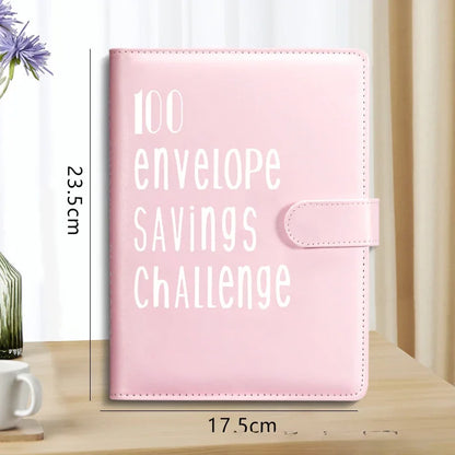 100 Envelope Cash Savings Challenge, Saving Challenge Envelop Book, Budget Envelope Financial Assistant, A5 Size Cash Binder