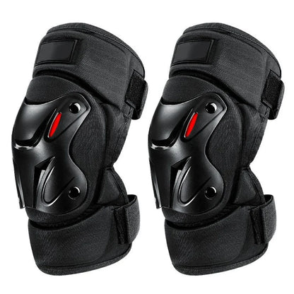 1Pair Knee Brace Elbow Protection Pads Shock Absorption Keep Warm Motorcycle Knee Elbow Pads Safety Protector for Outdoor Sports
