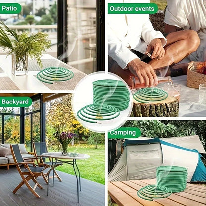 48 Scented Candles with Stand - Natural Lemongrass Fragrance for Outdoor, Swimming Pool Side, Courtyard, Porch, Deck, Camping and Hiking