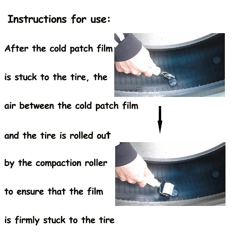 Auto Tire-patching Compaction Roller Press Wheel Car Stereo Soundproofing Cotton Push Wheel Vehicle Maintenance Repair Tools