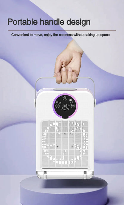 Home desktop air conditioning fan dormitory USB mini electric fan refrigeration air conditioning office small mobile air cooler