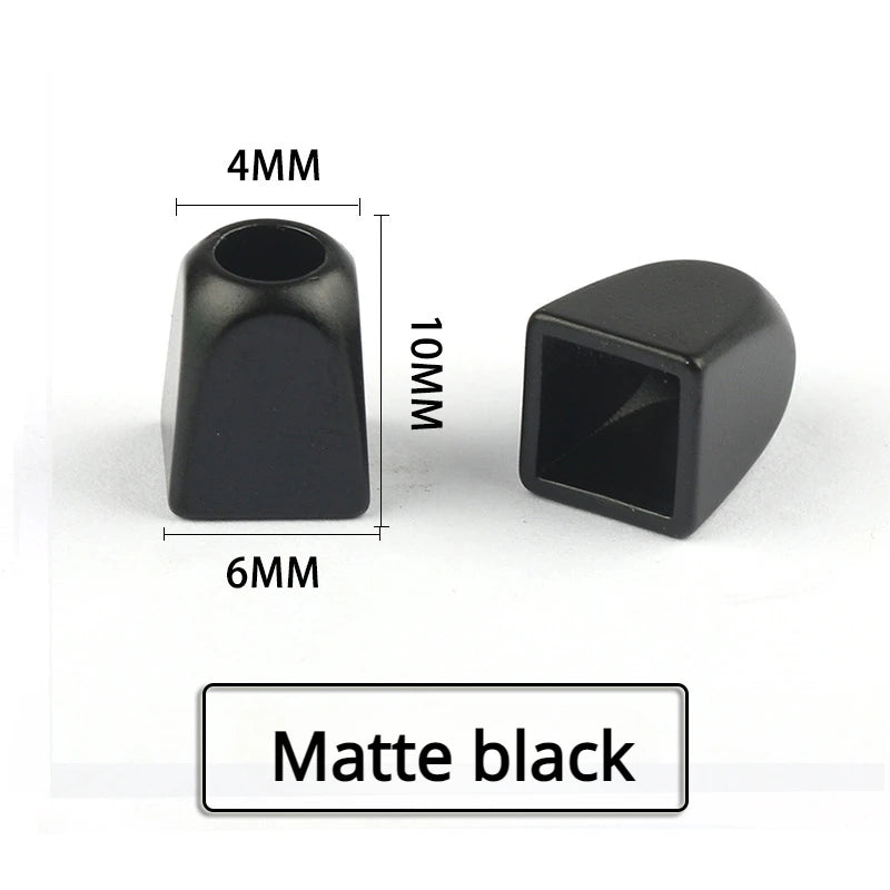 10pcs Metal Cord Stoppers Smooth Zinc Alloy Tracksuit Down Jackets Cord End DIY Apparel Sewing Supplies