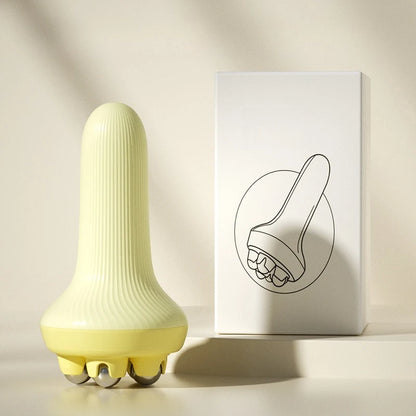 Roller Massager for Inner Leg Movement Muscle Relaxation Abdominal Shaping Rolling Ball Massage Slim Waist Meridian Brush