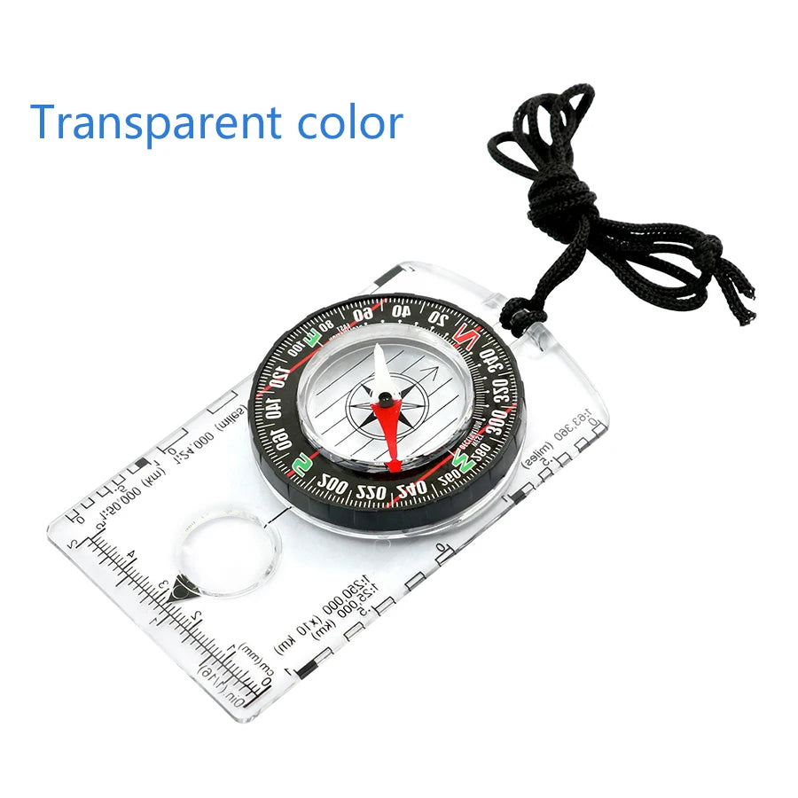 Professional Waterproof Camping Compass - Hiking Backpack Essential, Survival Gift for Outdoor Navigation & Map Reading