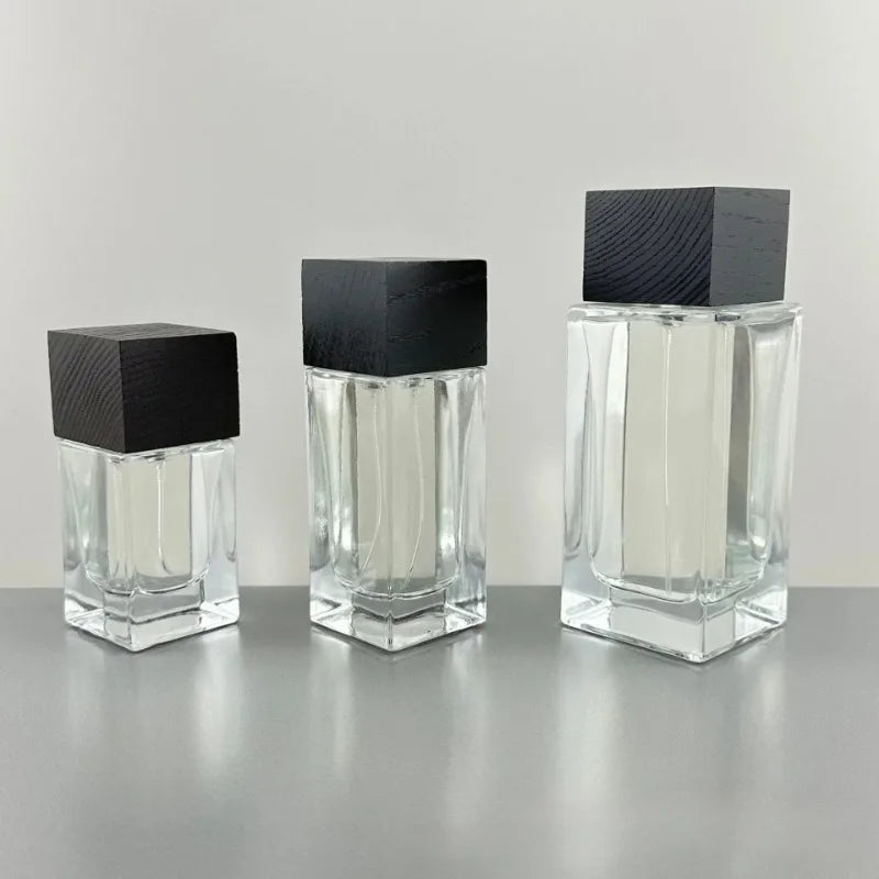 Perfume Container Bottle Cosmetics Bottled Crystal White Glass Bottles and Finely Sprayed in Bottles Perfumes