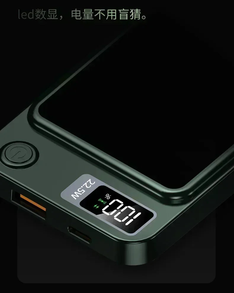 Power Bank 22.5W Magnetic Wireless Portable Chargers 30000mAh Super Fast Charging Powerbank External Battery for Iphone Xiaomi