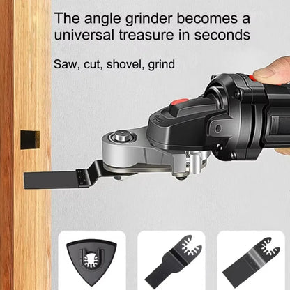 Professional Angle Grinder Changed To Universal Treasure Multifunctional Tools of Cutting Polishing Shovelling Cleaning