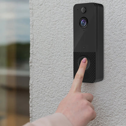 Video Doorbell Camera 2-Way Audio Doorbell with Camera PIR Motion Detection for Home Office