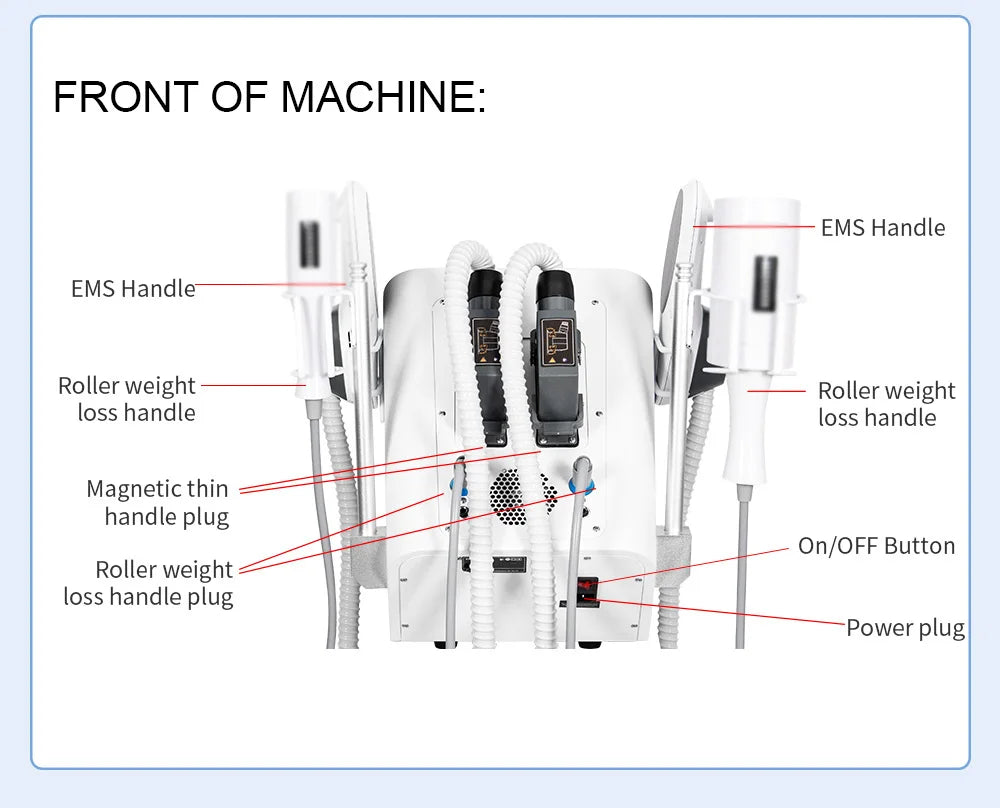 NEW 200HZ EMSzero Roller Slimming Cellulite Reduction Inner Ball Roller 360 Degree Infrared Vacuum Roller Massage Beauty Machine