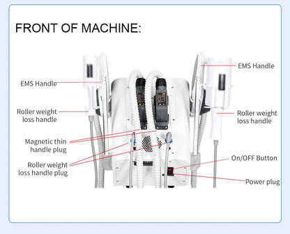 NEW 200HZ EMSzero Roller Slimming Cellulite Reduction Inner Ball Roller 360 Degree Infrared Vacuum Roller Massage Beauty Machine