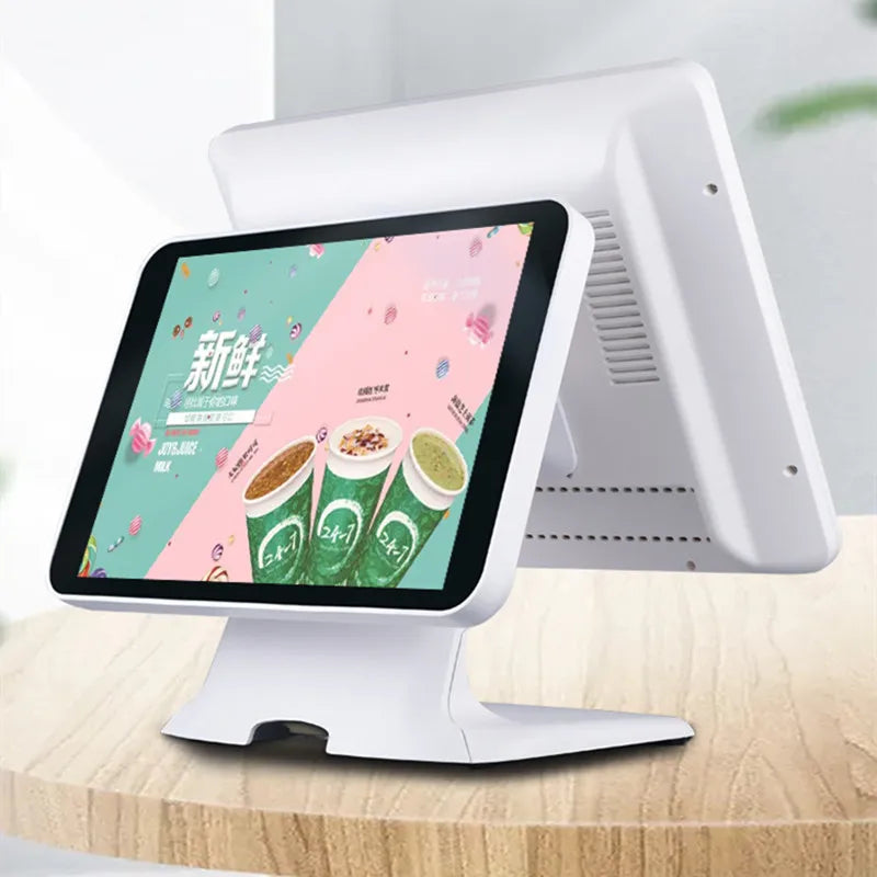 A complete set of cash register equipment thermal printer scanner cash drawer touch cash register 15.1 inch built-in WIFI