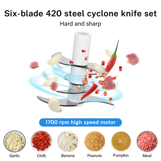 DEEWAZ 250ml/400ml Electric Garlic Masher Mini Chopper Multi Function Meat Grinder Masher Machine Vegetable Chopper Usb Charging