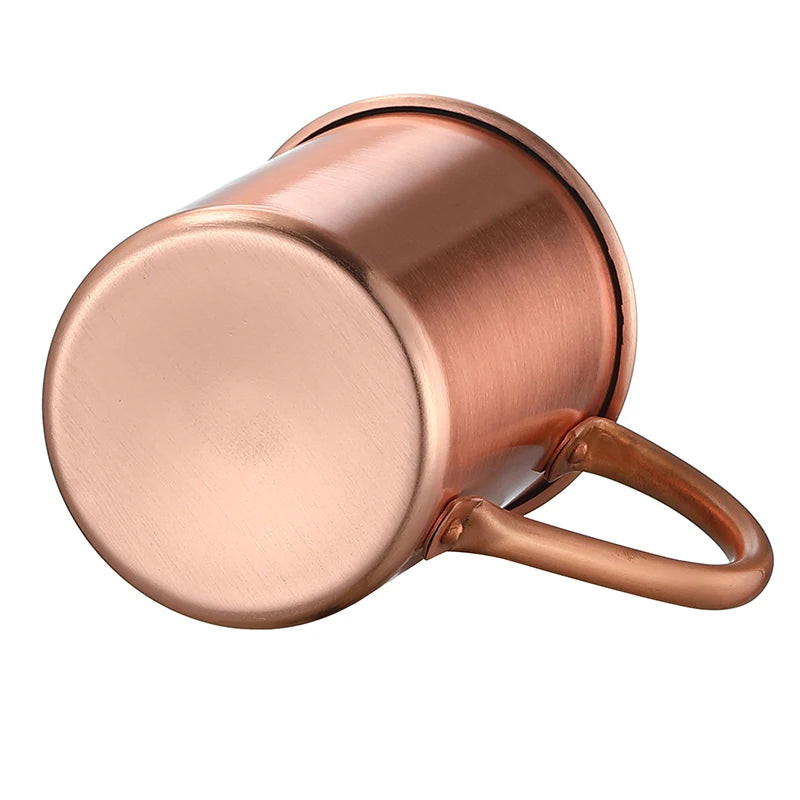 400ml 16.0oz 100% Copper Moscow Mule Mug Durable Coppery Beer Mugs Coffee Mug Milk Cup Pure Copper Cup Drinkware