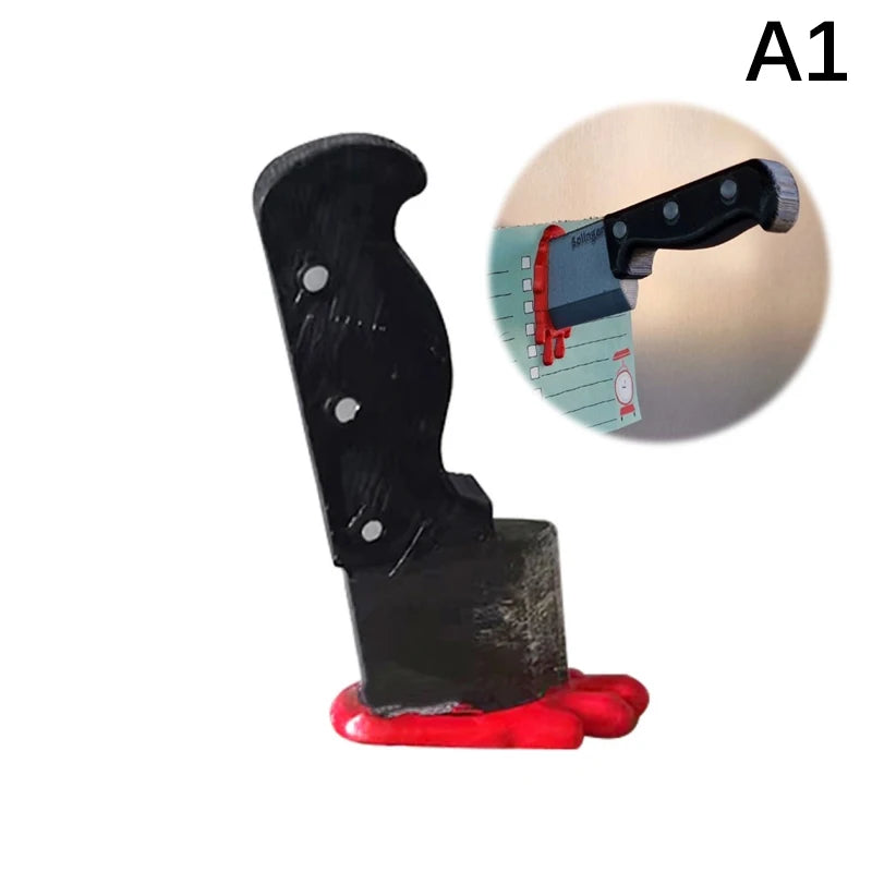 Funny Knife Magnetic Fridge Stickers 3D Fun Axe Fridge Magnet Novelty Home Decor Gifts Eye-Catching Fridge For Iron Surface