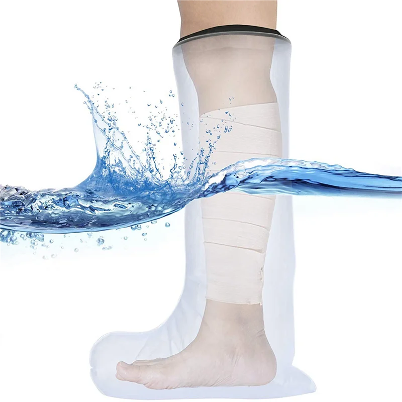 ABSE-Waterproof Cast Shower Cover Leg For Adults Foot And Lower Leg Cast Wounds Protector Showering Bath Accessories