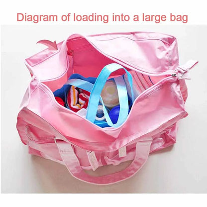 Portable Mummy Bag Bottle Storage Multi-Function Separate Bag Nappy Maternity Handbag Large Capacity Baby Tote Diaper Organizer