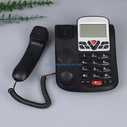 H9EB L-51 Corded Landline Phone Fixed Telephone for Hotel Room, Office Caller Display