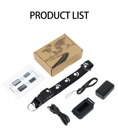 Pet Bluetooth GPS Tracker Dog Mini Tracking Movement Alert Collars Anti Lost Tracker for Cats and Puppies Remote Global Locator