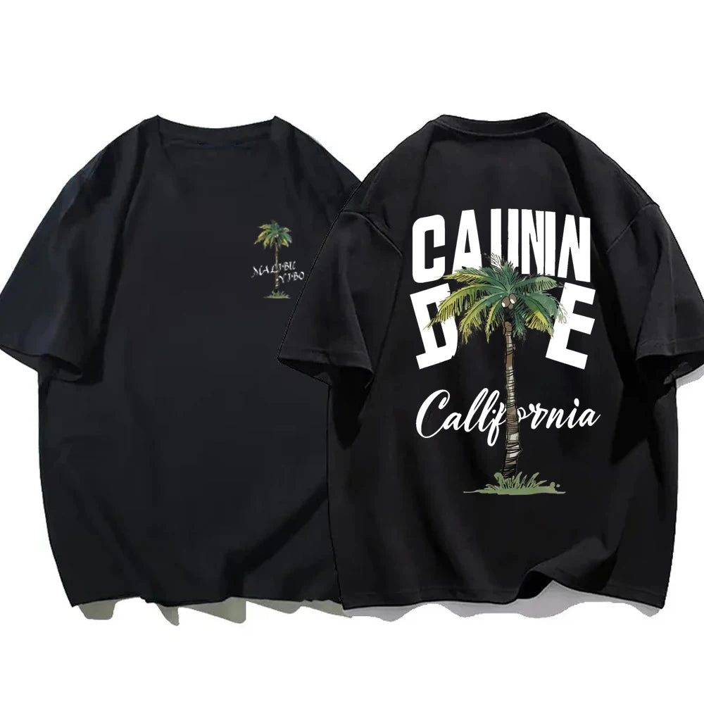 Mens T-shirts Printed Funny Tops Summer Cotton T-shirt for Men Casual O-Neck Tee Shirts Streetwear Oversized Top Clothing