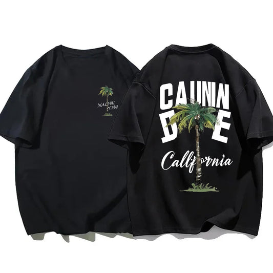 Mens T-shirts Printed Funny Tops Summer Cotton T-shirt for Men Casual O-Neck Tee Shirts Streetwear Oversized Top Clothing