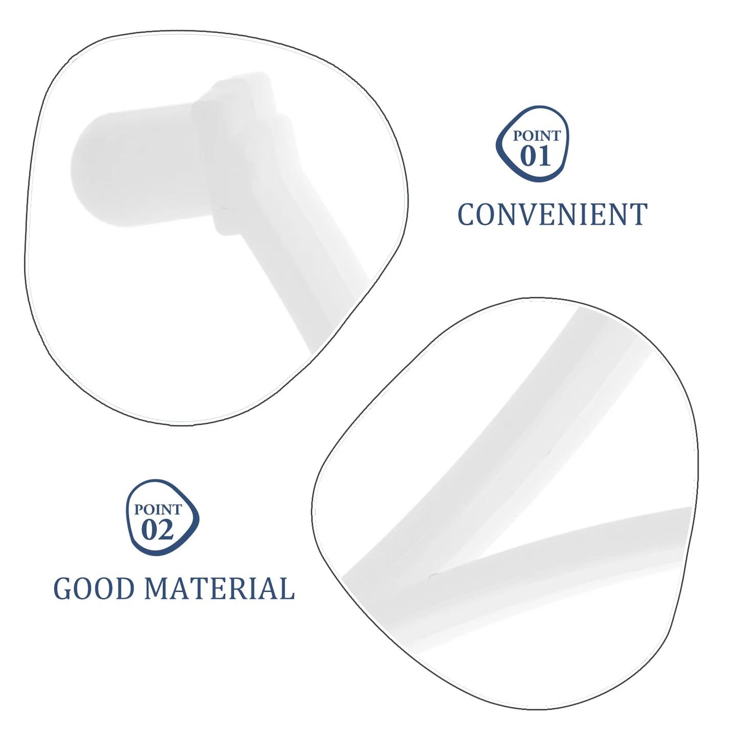 8 Pcs Pool Cleaning Accessories ABS Material V Clips For Skimmer Nets Leaf Rakes Brush Handles Pool Tool Attachment Locking Clip