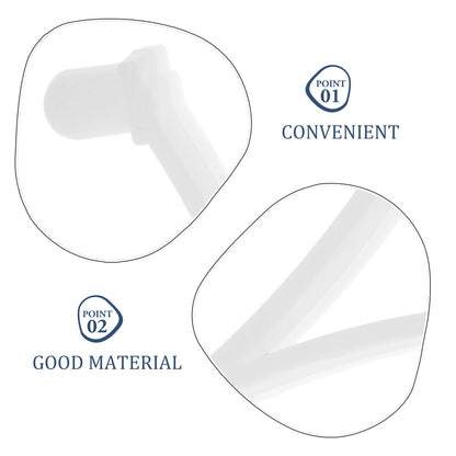 8 Pcs Pool Cleaning Accessories ABS Material V Clips For Skimmer Nets Leaf Rakes Brush Handles Pool Tool Attachment Locking Clip