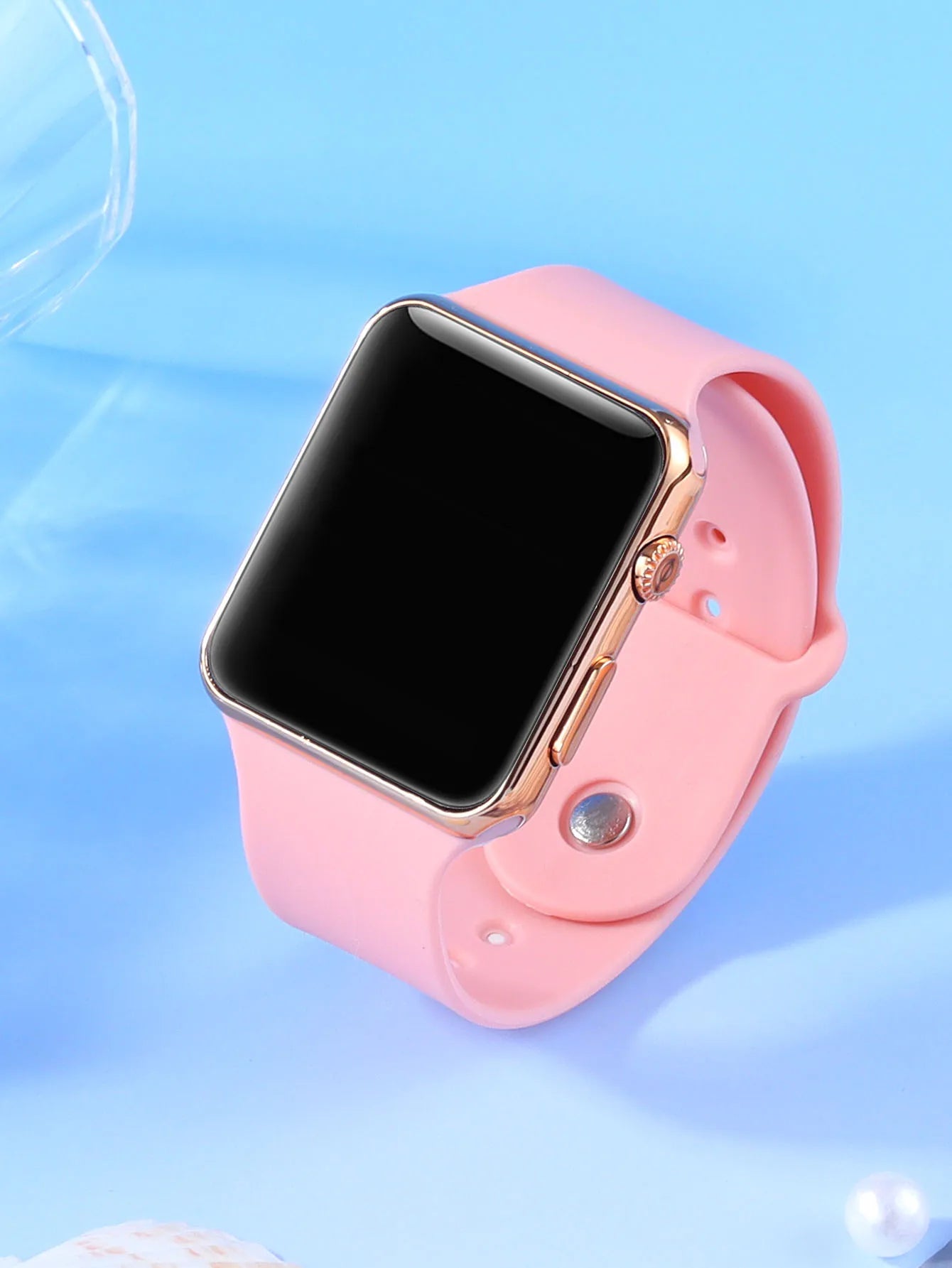 Leisure simple silicone men's electronic watch selected electronic watch gift