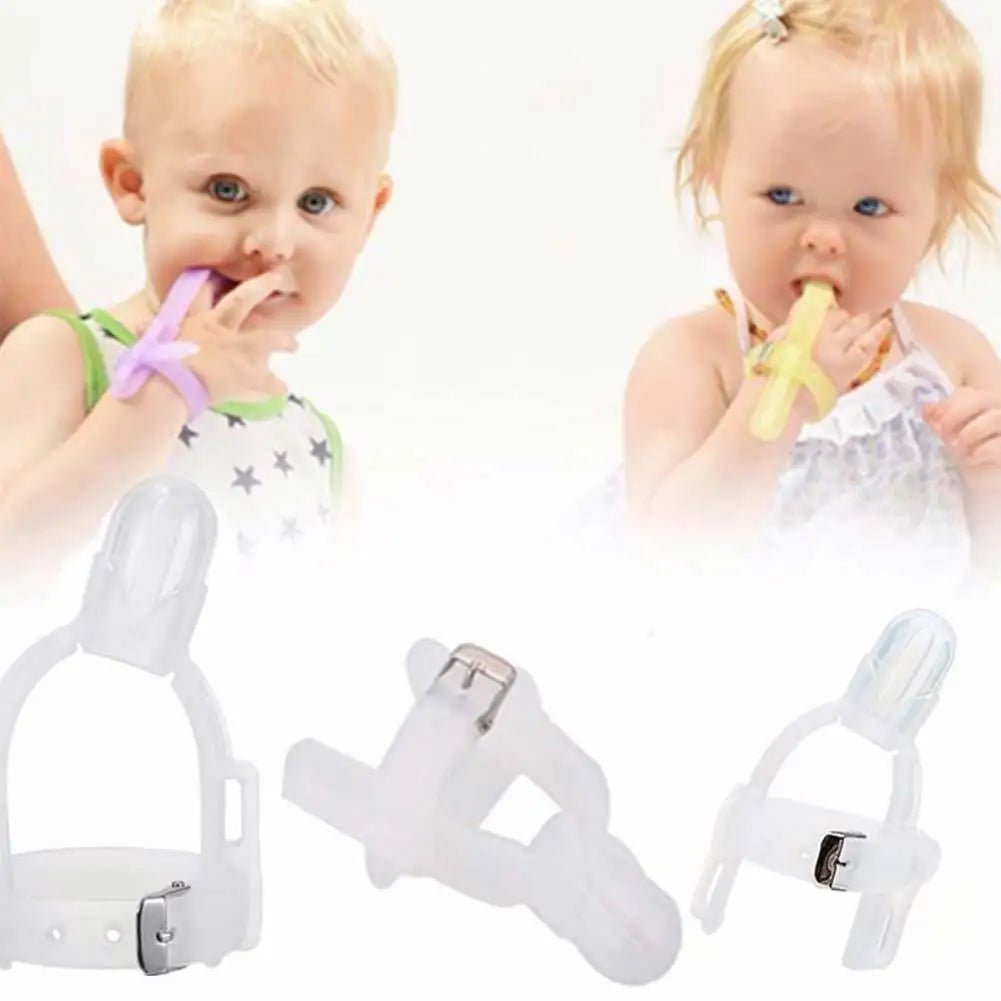 1PC Nontoxic Silicone Baby Kids Child Finger Food Grade Adjustable Guard Band Stop Children Orthosis Hand Eat Wrist Sucking