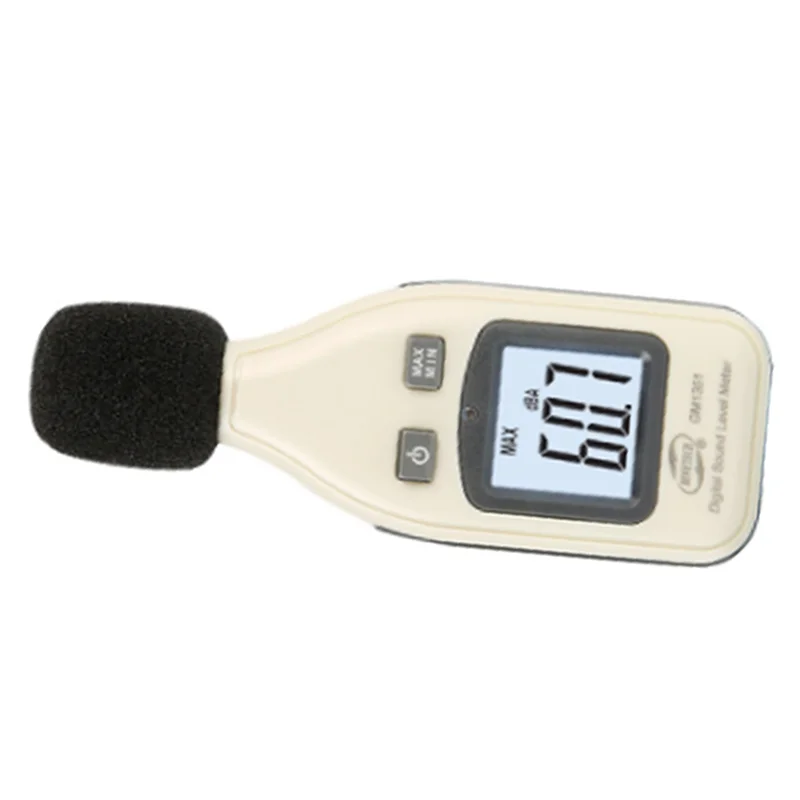 AT21-37MD Noise Measurement Device ABS Sound Pressure Level Meter Noise Meter With Wide Measuring Ranges For Home