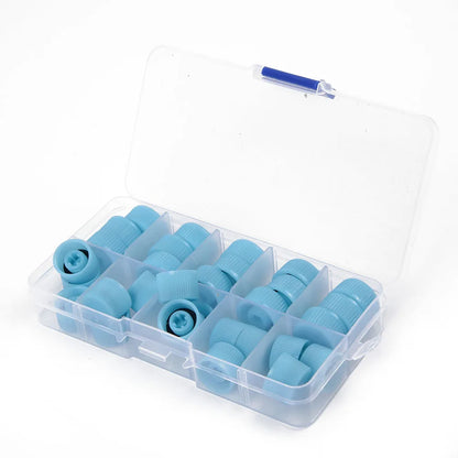 Kit AC Valve Cap Set Parts Auto Air Conditioner Car High Low Dust Cover Replacement Useful Durable