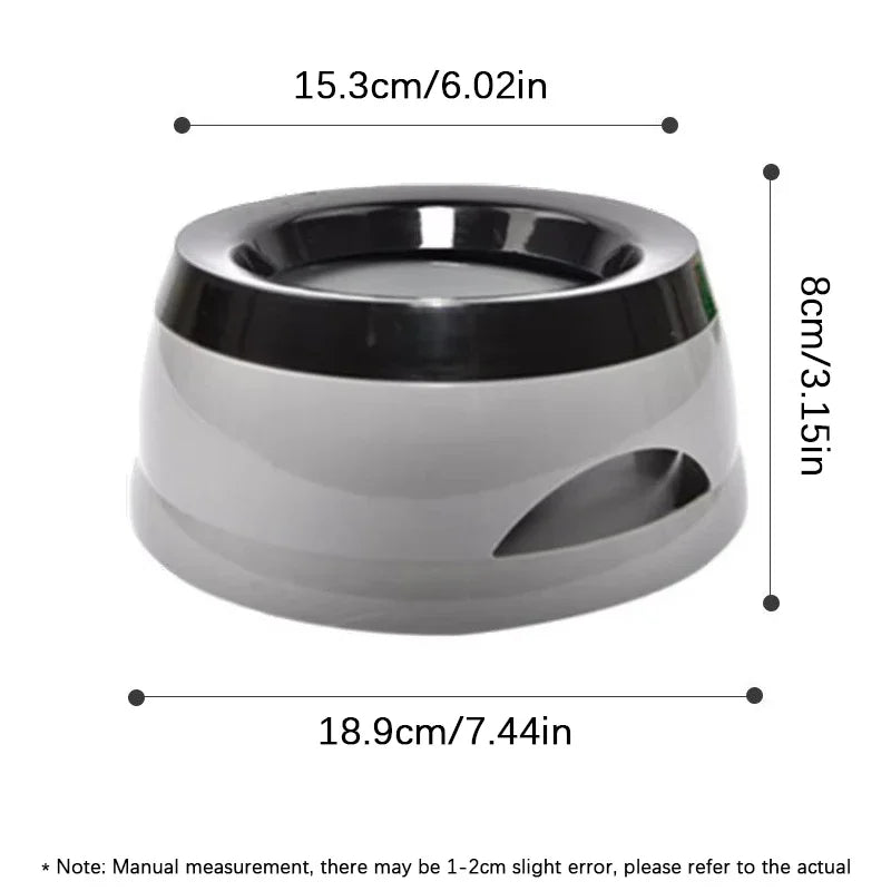 Pet Dog Bowls Floating Not Wetting Mouth Cat Bowl No Spill Drinking Water Feeder Plastic Portable Dog Bowl Outdoors Accessories