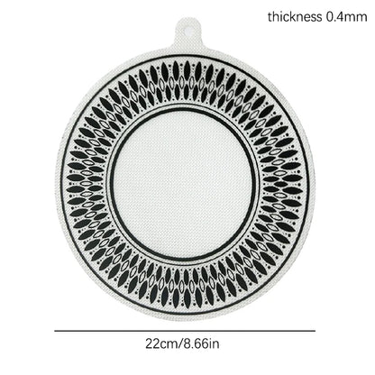 1PCS Induction Cooktop Mat Cooktop Scratch Protector For Induction Stove Multifunctional Silicone Mats For Air Fryer Liners