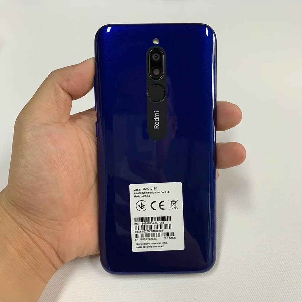 Original Xiaomi Redmi 8 4GB 64GB 4G Smartphone Dual SIM 6.22'' 12MP+2MP+8MP 4700 mAh Snapdragon 439 Octa-Core 4G LTE MobilePhone
