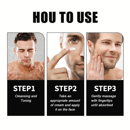 Retinol Face Men's Moisturizer Moisturizing Retinol Cream Anti-Wrinkle Aging Moisturizing Shrink Pores Whitening Smooth Retinol