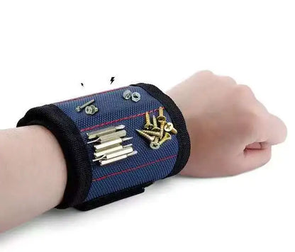 SenNan Magnetic Wristband for Holding Screws Nail Drilling Bits,Wrist Tool Holder Belts with Strong Magnets Gadgets for Unisex