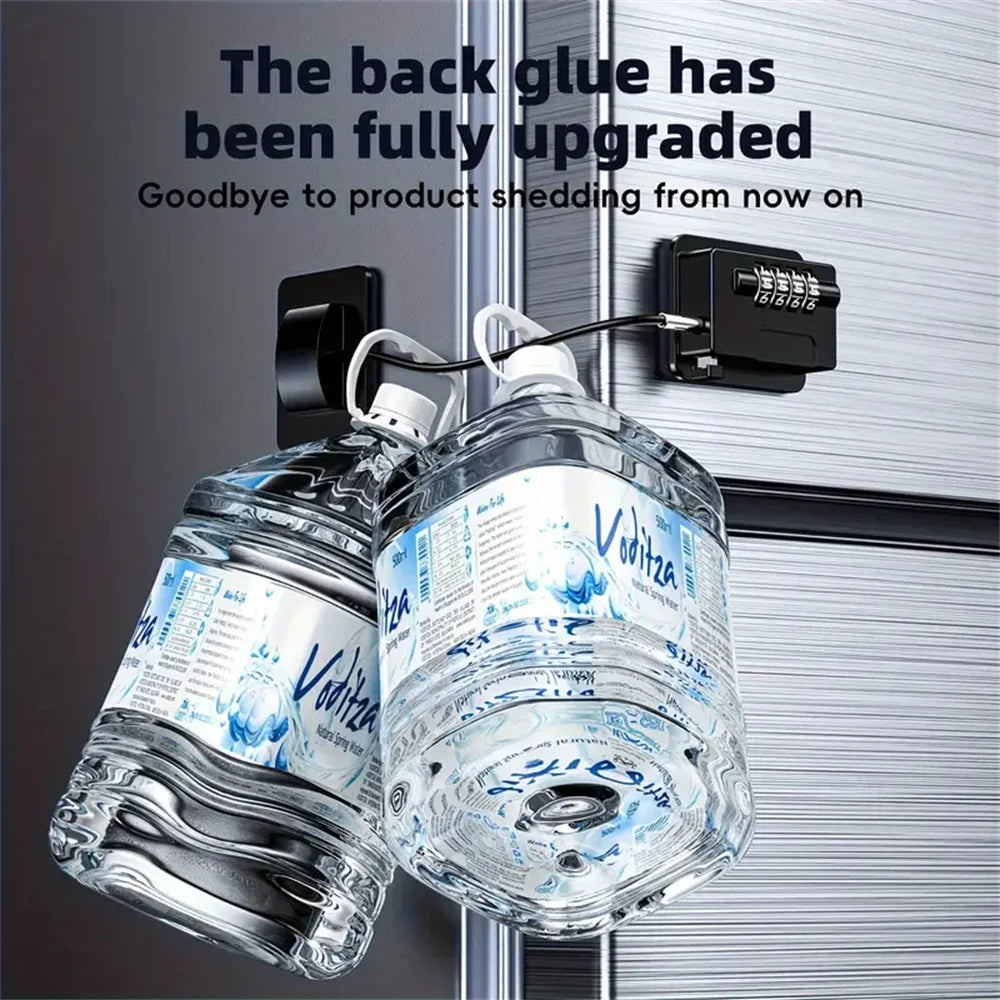 Easy-Install No-Drill Security Lock for Drawers, Refrigerators & Cabinets - Childproof Safety Door Clip & Window Latch