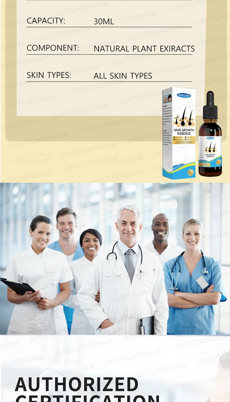 The latest hair serum for 2025. Quickly repair hair follicles and say goodbye to hair loss.