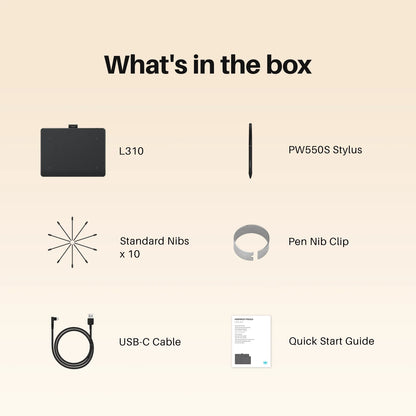 Huion Inspiroy Frego S Newest Graphics Tablet L310 Bluetooth Connectivity Wireless Drawing Tablet, 6.3x3.9 Inch Small Pen Tablet