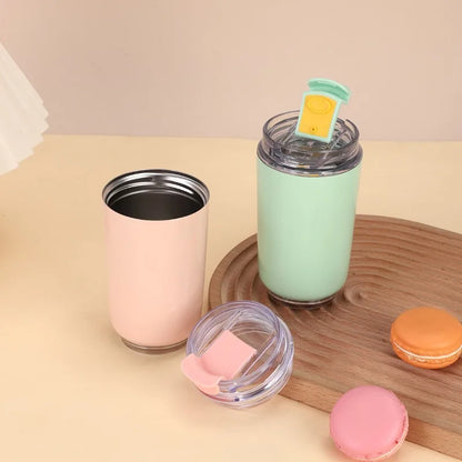 Water Bottles Insulated Stainless Steel Water Bottles Thermos Bottle Drinking Bottle Coffee Cup Travel Mug 240ML