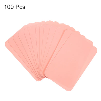 100Pcs 90x54x0.3mm Kraft Paper Card Blank Business Card Message Note Thank You Card Writing Card Label Bookmark Learning Card